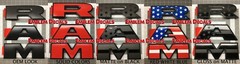 RAM 1500 DT Grill Emblem Decal 19 20 21 2022 2023 2024 SOLID COLORS & USA DESIGN