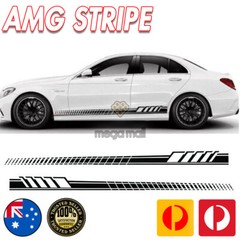 Suits Mercedes AMG CLA 45 style Custom side stripes