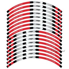 16Pcs Reflective Strip Stickers Wheel Hub Rim Stripe Tape Decal Car Accessories