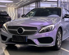 65FT x 5FT Premium Magic Glossy Pearl Chameleon Grey Purple Vinyl Car Wrap Film