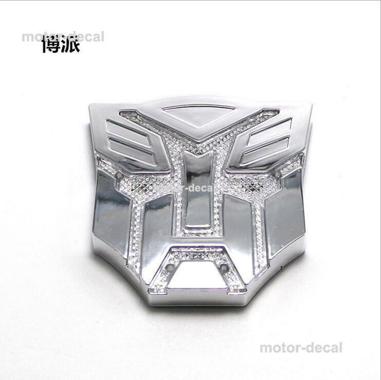 Solar LED 3D Flash Light Transformers AUTOBOTS DECEPTICONS Motor Car Body Emblem