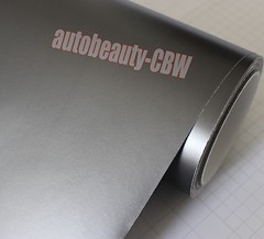 Entire Car Wrap Metallic Matte Chrome Grey Satin Vinyl Sticker – 50FT x 5FT ACAC