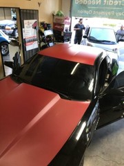 VVivid 2020 VVivid+ Matte Metallic Lava Red Vinyl Car Wrap Film | V209