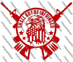 2nd Amendment,Shall Not Be Infringed,Molon Labe,We The People,Eagle,Vinyl Decal
