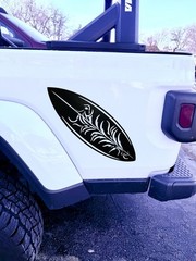 Surfboard Vinyl Decal for Vehicle Windows Laptops Any Smooth Surface design #6