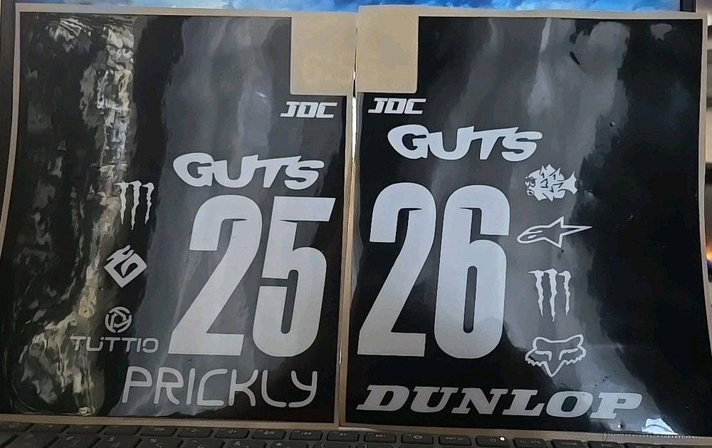Tuttio Battery Decal – As Is (Mixed Numbers One 25 & One 26) – Item#51
