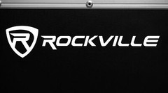 Brand Rockville White Die-Cut Decal Sticker Vinyl Waterproof decal sticker