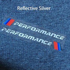 2 Reflective PERFORMANCE car auto sticker decal stickers BMW 3 5 X1 X3 X5 X6 X4