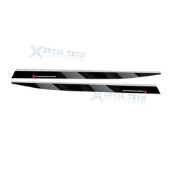 Glossy Black Pre-Cut Car Side Door Skirt Left + Right Strip Stickers For BMW G20