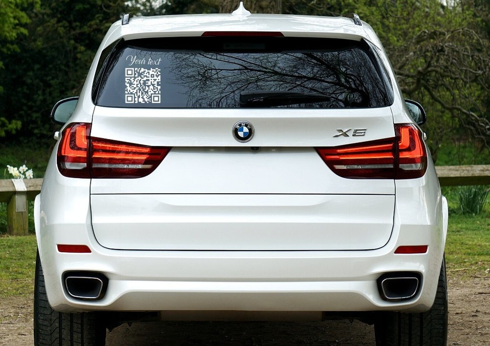 Custom QR Code Vinyl Decal / Window Decal Sticker/ Custom QR Code