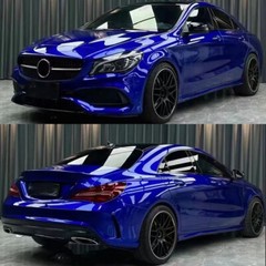 50FT x 5FT Premium Glossy Metallic Pearl Vinyl Car Wrap Film Sticker Blueberry