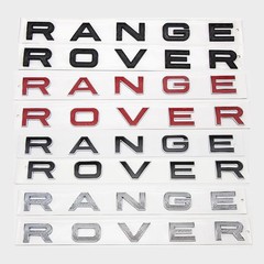 Premium 3D ABS Range Rover Letters Car Front Hood Bonnet Emblem Badge For Land