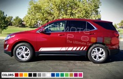 Decal sticker kit Stripe turbo For Chevrolet Equinox Carbon 2010 2016 2017 2022