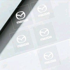 10pc Car Interior DIY Decorative Sticker Creative Emblem Badge Decal For MAZDA