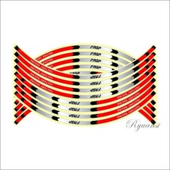 16Pcs Reflective Strip Stickers Wheel Hub Rim Stripe Tape Decal Car Accessories