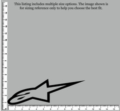 Alpinestars Motocross Car Window Vinyl Decal Laptop Large Bumper Sticker 4″-11″