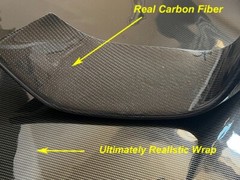 72″x60″ Ultra Gloss 9D Pet Black Carbon Fiber Vinyl Wrap Bubble Free 6ft x 5ft