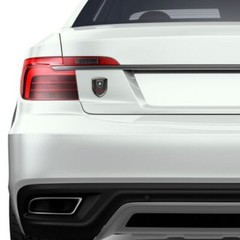 All Sizes Lamborghini Logo Silicon Shield Emblem Sticker Car Tuning, Phone
