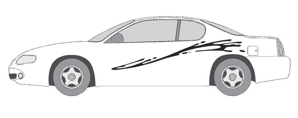 VINYL GRAPHIC #A1110 DECAL VEHICLE CAR TRUCK CROSS OVER SUV VAN SEMI MODERN AUTO