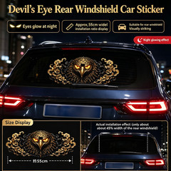 Solar Demon Eye LED Car Window Light Waterproof Sunproof for Suvs Trucks Vans