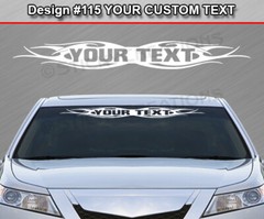 Design #115 Customized Decal Sticker Vinyl Graphic Windshield Window Tribal Car