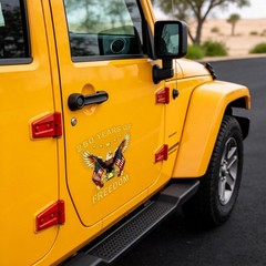 250th Anniversary of America Merchandise Car Window standard, Multicolor