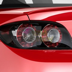 Glossy Light Black Smoke Tint Headlights Fog Lights Sidemarker Car Vinyl Sticker
