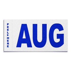 California Month Sticker (August) DMV License Plate Month Sticker Original