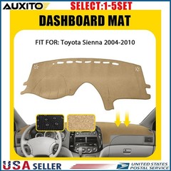 DashMat Custom Dash Cover beige for 2004 2005 2006 2007 08 09 Toyota Sienna 1-5X