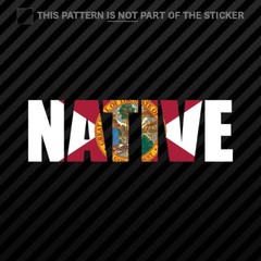 Florida Native Sticker Self Adhesive Vinyl FL pride