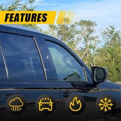 Chrome Delete Window Blackout Trim For Chevrolet Tahoe 2015-20 Accessories 1-10