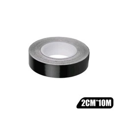 2cm*10M Car Window Trim Vinyl Film Door Waistline DIY Sticker Accessories Black