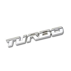 Car Sticker Turbocharged Turbo Metal Alloy 3D Badge Car Modification Accessories