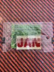 60’s, 70’s RED/WHITE CALIFORNIA PLATE MONTH STICKER. JAN NEW VTG