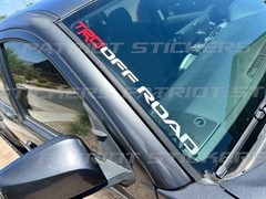 22″ TRD Off Road Windshield Sticker Decal, Fits Toyota Tacoma, 4Runner, FJ