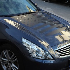 Hood Blackout Vinyl Decal Racing Stripes US Flag For Infiniti G Series 2007-13