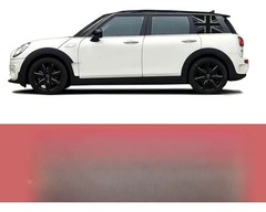 Bmw Mini Rear Side Window Union Jack Sticker, Matte Black
