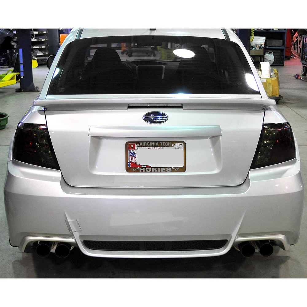 IAG RockBlocker Smoked Tail Light Overlay Film Kit for 2008-14 Subaru WRX, 11-14