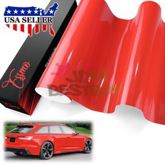 2pcs 4″x8″ sample PPF Paint Protection Gloss Racing Red Invisible Scratch Shield