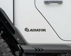 GLADIATOR JT helmet decals premium quality automotive grade set of 2