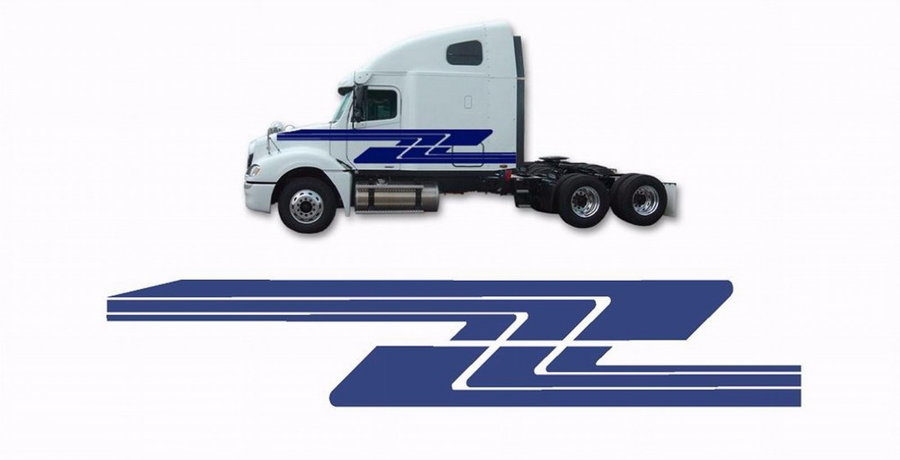 SEMI #1 DECAL VINYL VAN VEHICLE SEMI TRAILER CROSS OVER SUV CAR TRUCK SUV