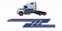 SEMI #1 DECAL VINYL VAN VEHICLE SEMI TRAILER CROSS OVER SUV CAR TRUCK SUV