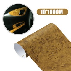 DIY Matte Glossy Wood Grain Textured Vinyl Wrap Sticker Car Home Interior Decor