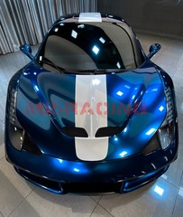 Gloss Metallic Diamond Blue PPF TPU Paint Protection Film Dry Wet Car Vinyl Wrap