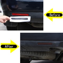2pcs Smoked Rear Fog Light Overlay Film Black out Fits Range Rover Sport 2005-13