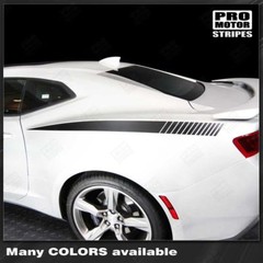 Chevrolet Camaro 2010-2023 Rear Quarter Side Accent Decal Stripes (Choose Color)