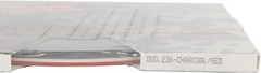 Universal 4/16″ 2-Color Pinstripe (Duo-Tone) 02045236-Charcoal Metallic/Red