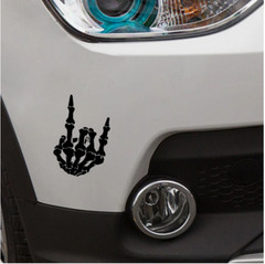 Car Window Body Side Fender Decals Skull Finger Coolest Graphics Vinyls Stickers