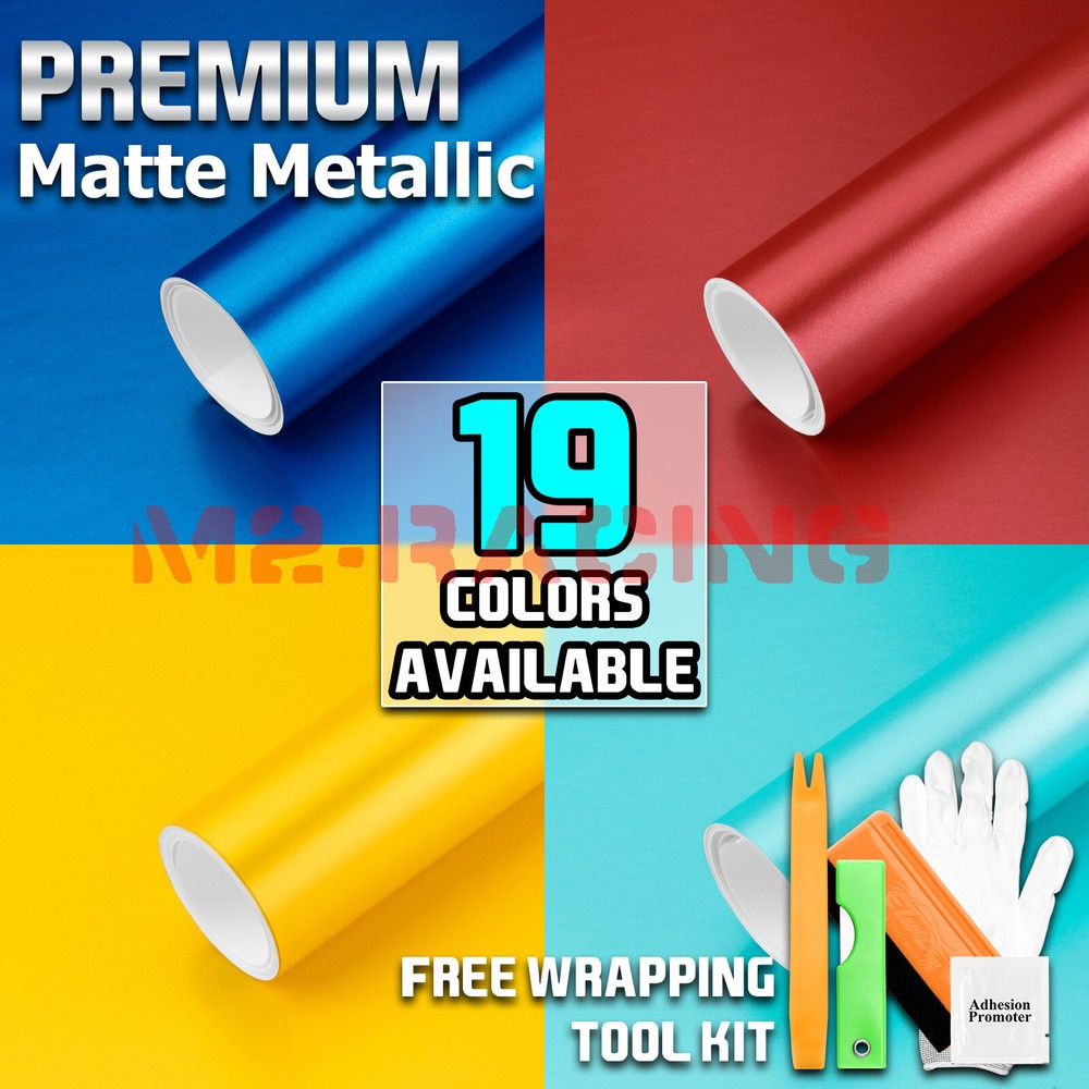 【Matte Metallic Satin Pearl】 Vinyl Wrap Sticker Decal Bubble Air Release Sheet