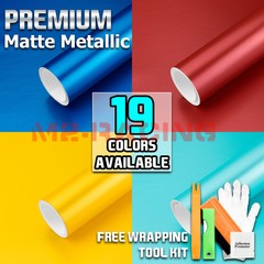 【Matte Metallic Satin Pearl】 Vinyl Wrap Sticker Decal Bubble Air Release Sheet